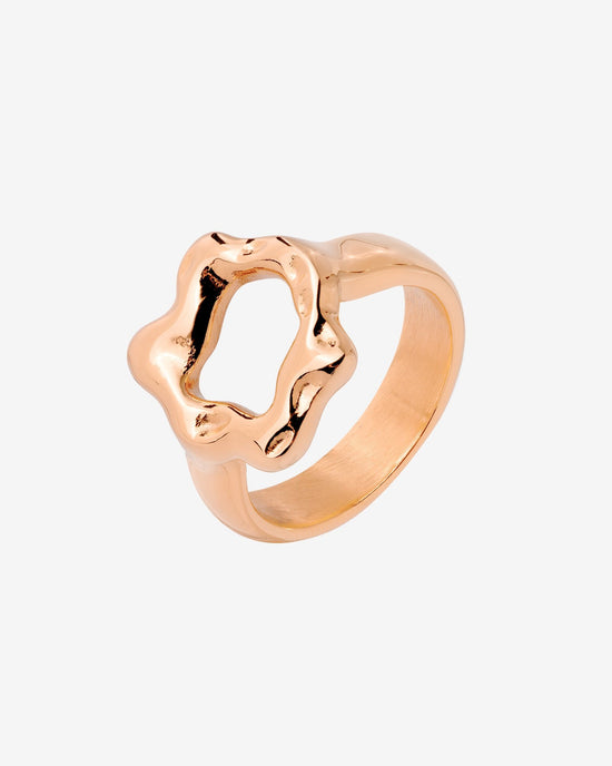 Melting Donut Ring Roségold