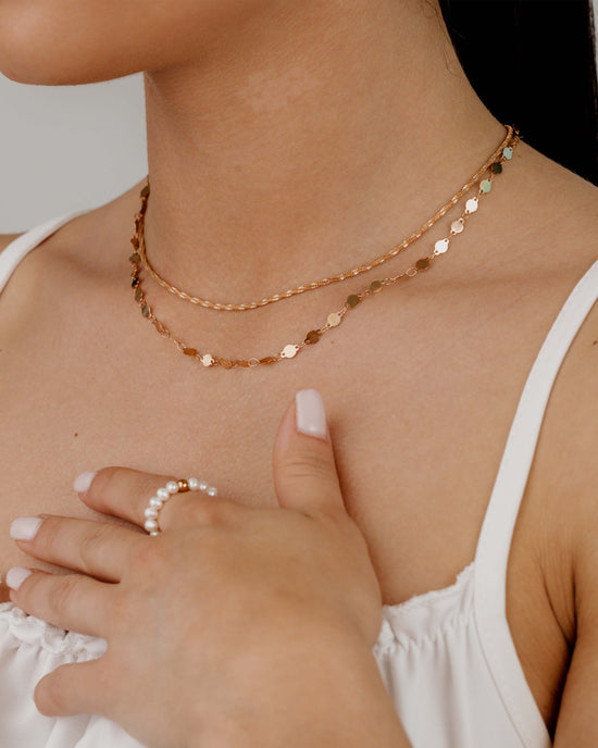 Timeless Ties Necklace Roségold