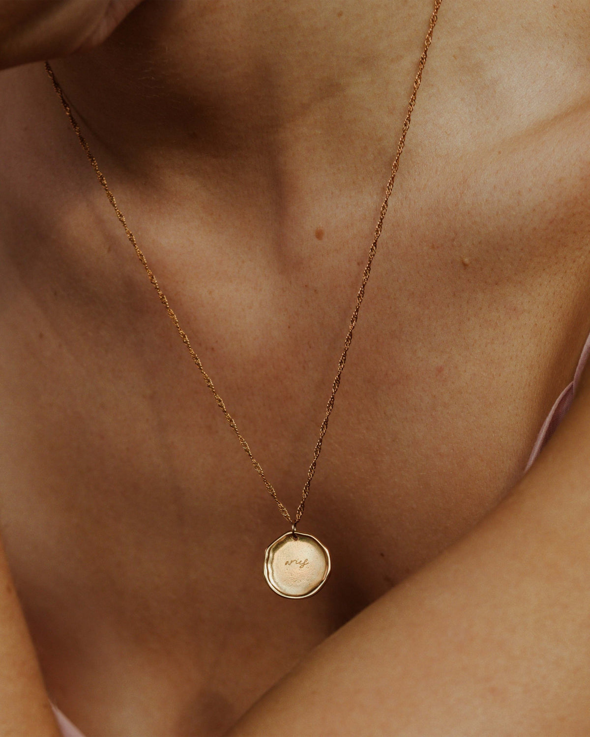 Zodiac Necklace – Aries Rose Gold