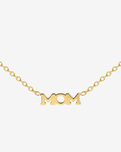 Mom Forever Necklace Gold