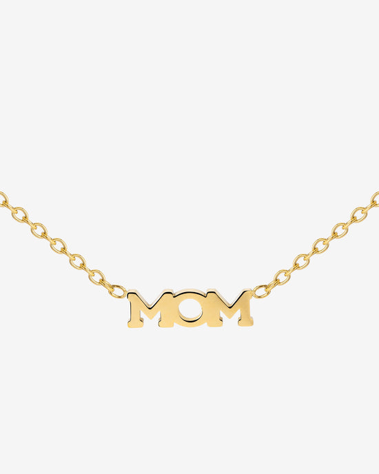 Mom Forever Necklace Gold
