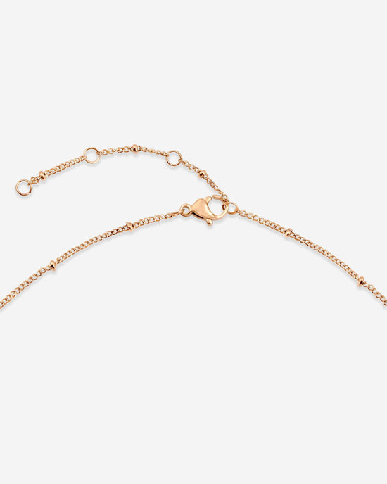 Tale as old as time Necklace Roségold