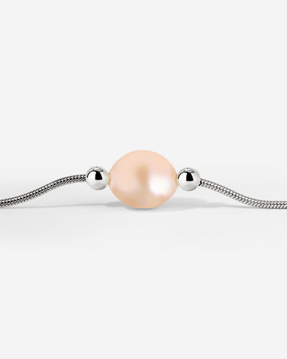 Blush Pearl Bracelet Silber