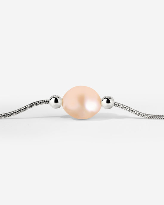Blush Pearl Bracelet Silber
