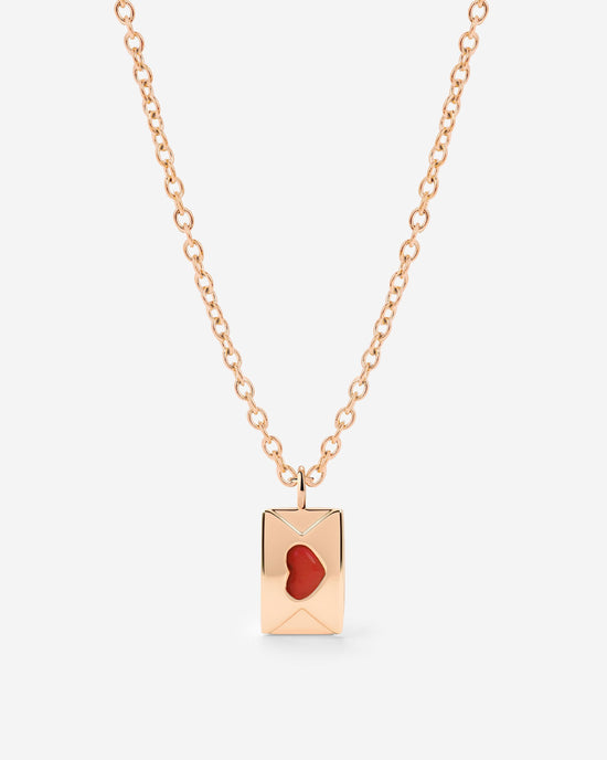 Love Letter Necklace Roségold