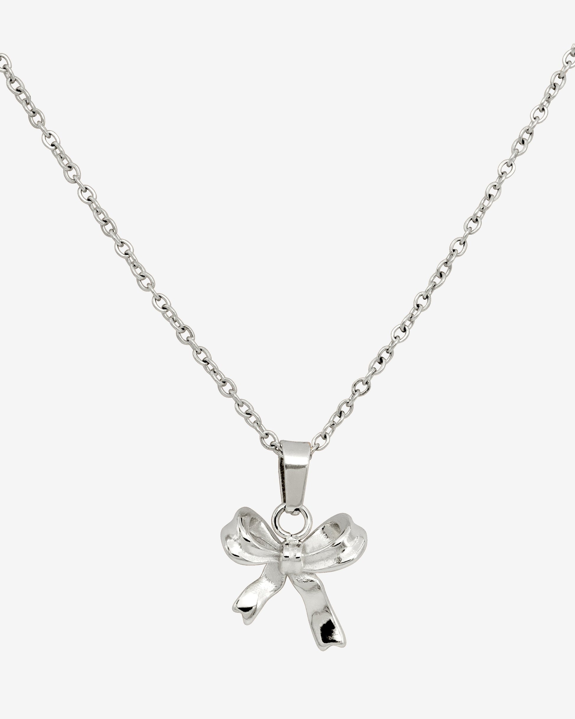 Pretty Ribbon Necklace Silber