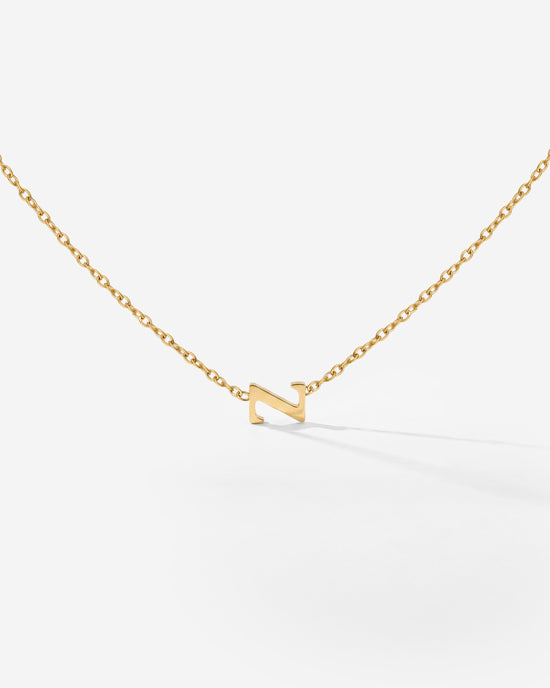 Tiny Letter Necklace