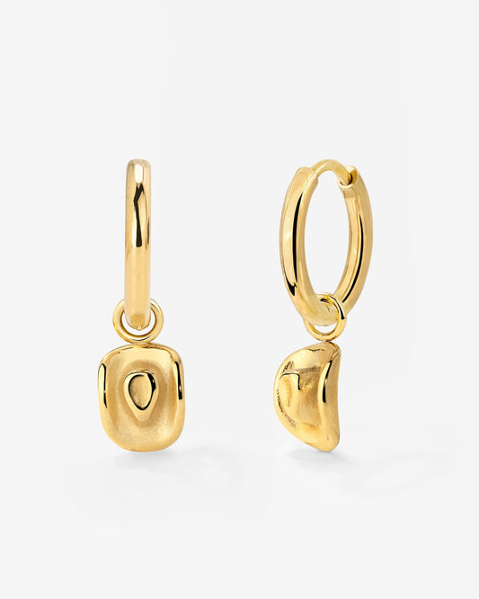 Yeehaw Hoop Set Small Gold