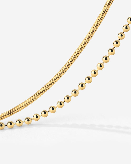 Duo Beads Bracelet Gold