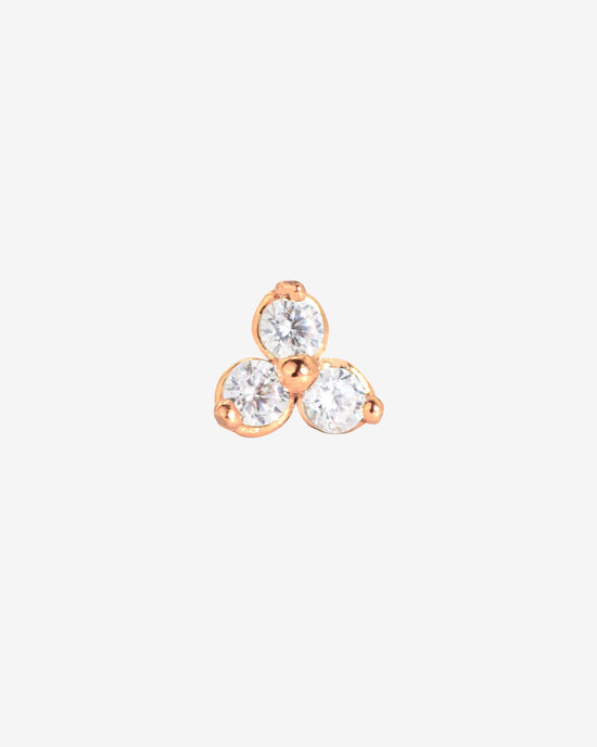 Sparkle Piercing Stud Roségold