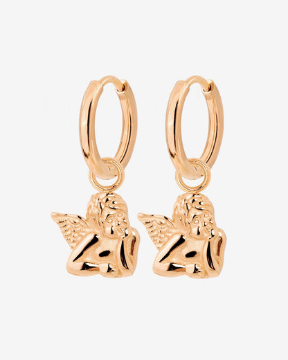 Cherub Hoop Set Small Roségold