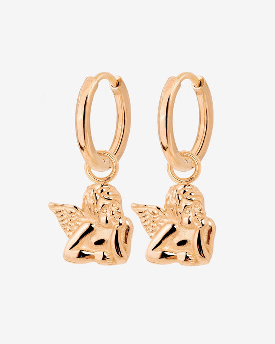 Cherub Hoop Set Small Roségold