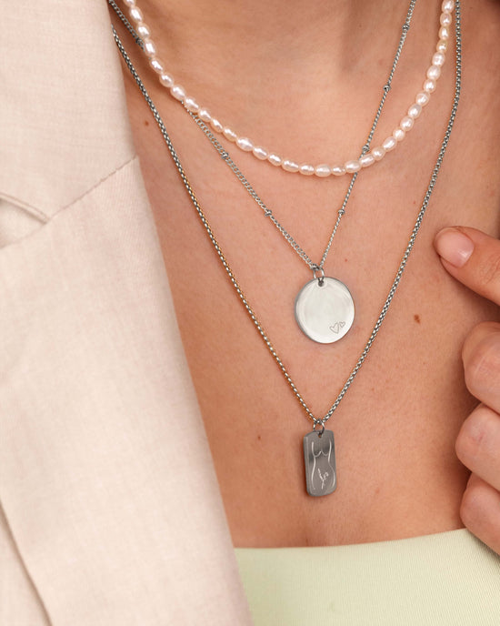 Mother & Daughter Necklace Bundle Silber