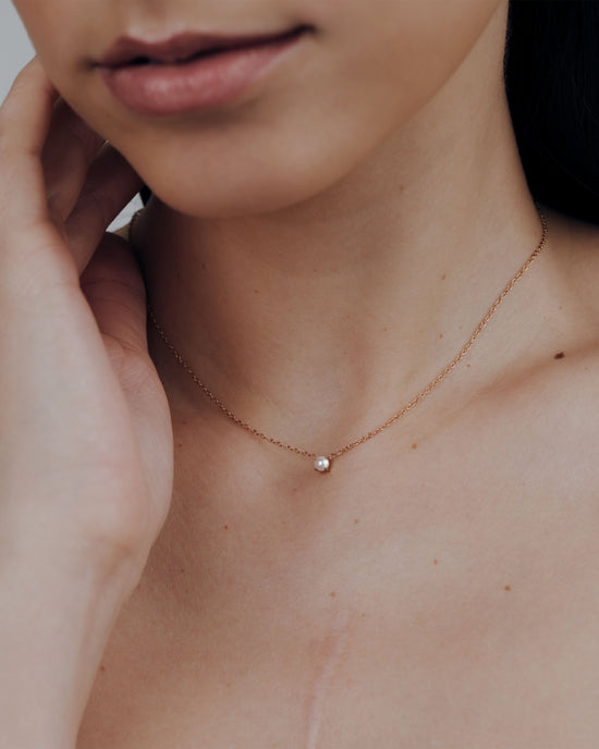 Dream Pearl Choker Roségold