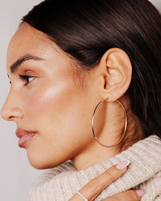 Super Maxi Hoops Roségold