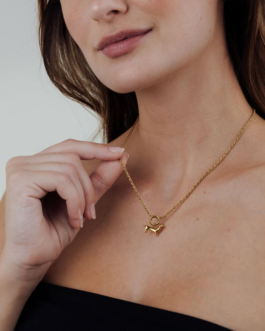 Shorty Rope Chain Necklace Set Gold