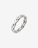 Braided Divine Ring Silber