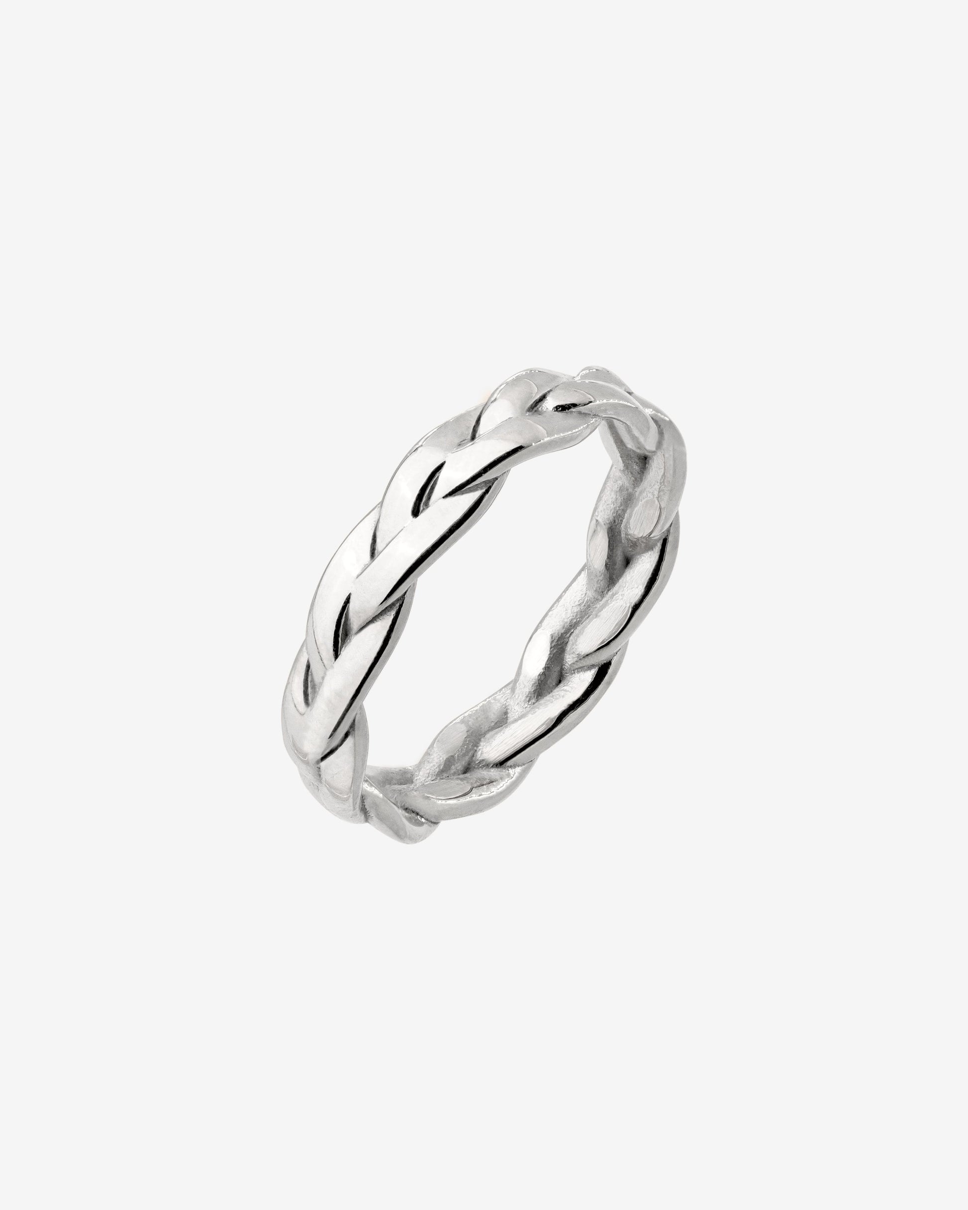 Braided Divine Ring Silber