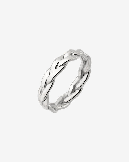 Braided Divine Ring Silber