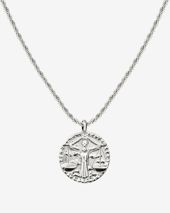 Zodiac Sign Necklace Silber