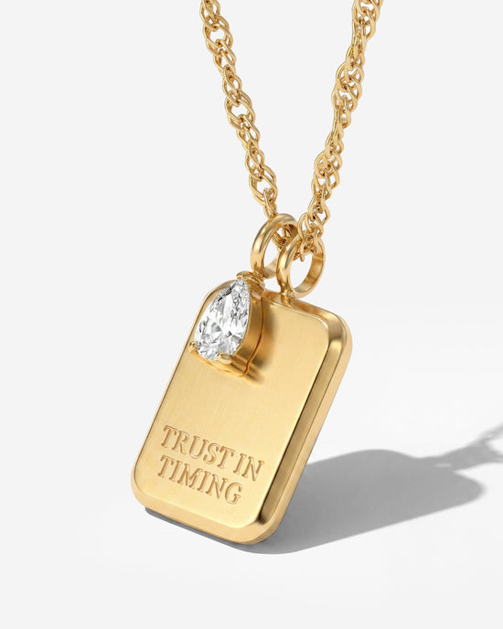 Shiny Trust in Timing Necklace