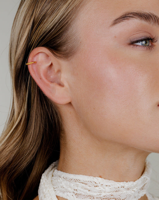 Striped Piercing Gold