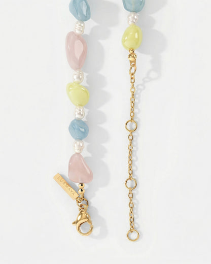 Cotton Candy Choker Gold