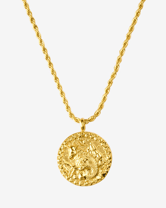 Zodiac Sign Necklace Gold