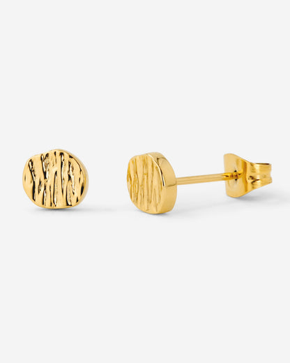 Boho Coin Studs Gold