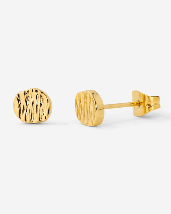 Boho Coin Studs Gold