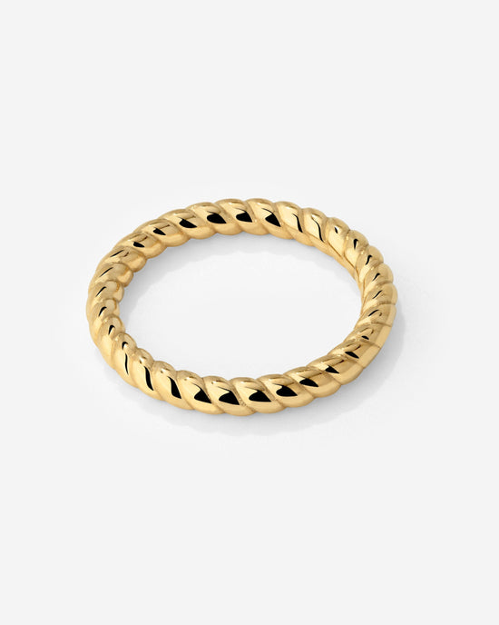 Endless Twist Ring Gold