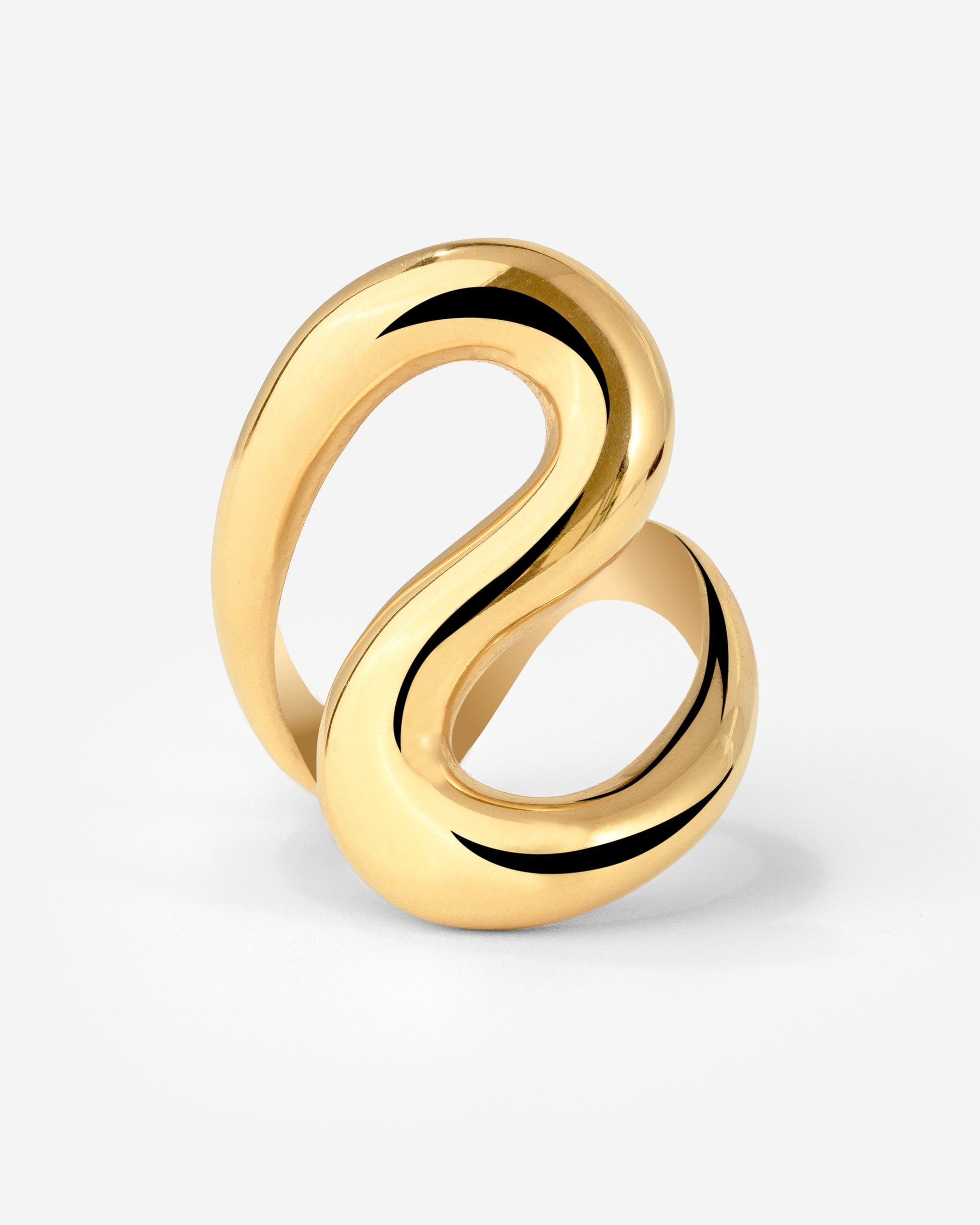 Coiled Ring Gold