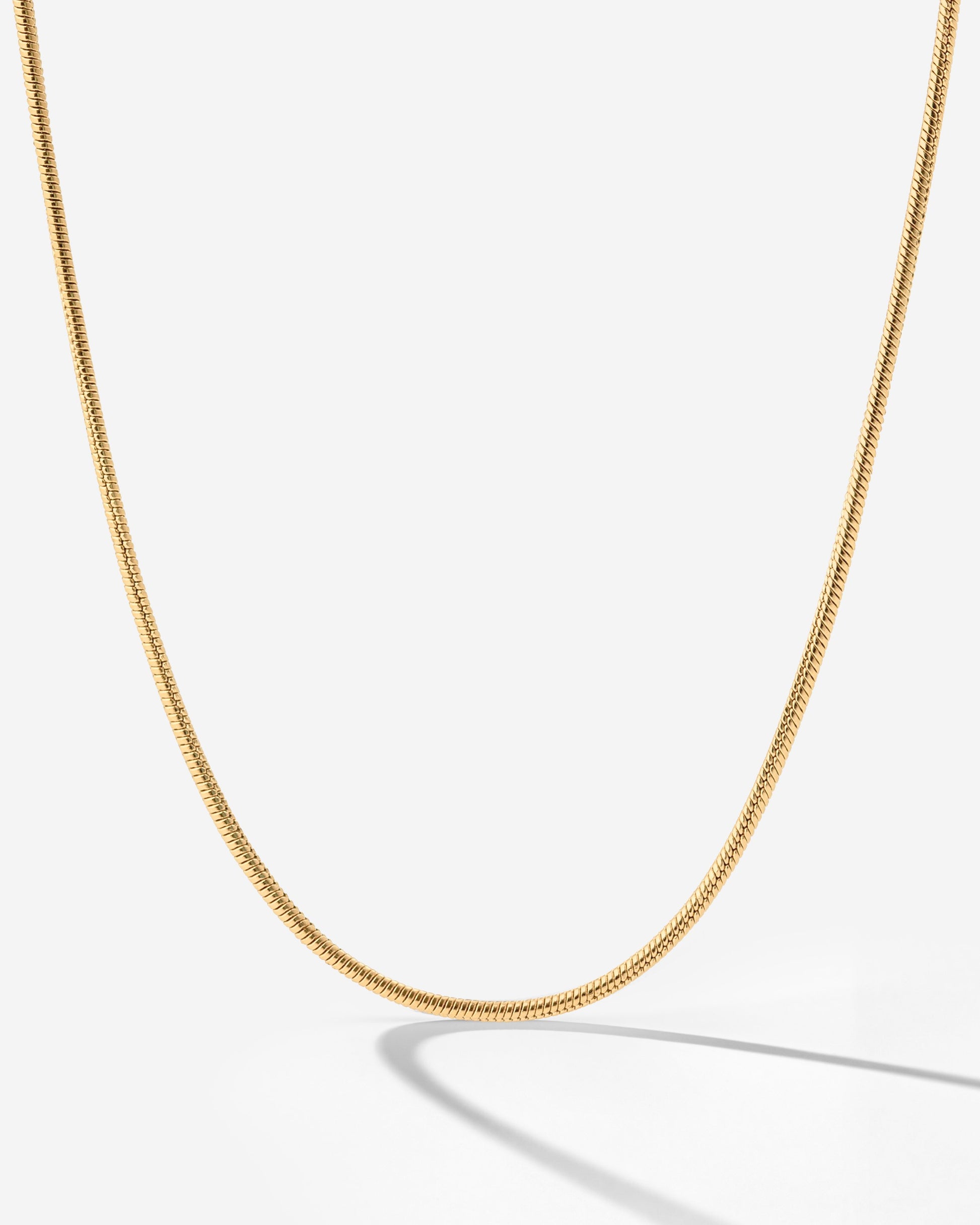 Slim Round Snake Necklace