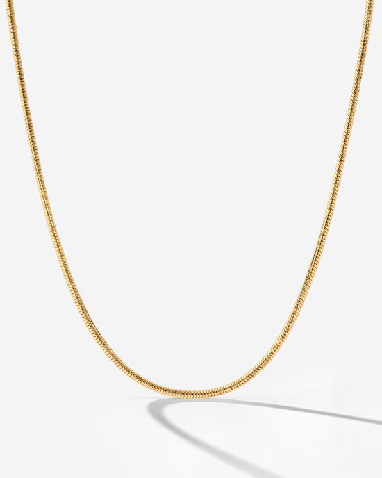Slim Round Snake Necklace