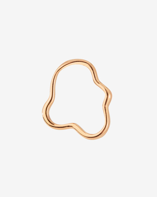 Forming Fluids Oval Hoop Set Baby Roségold