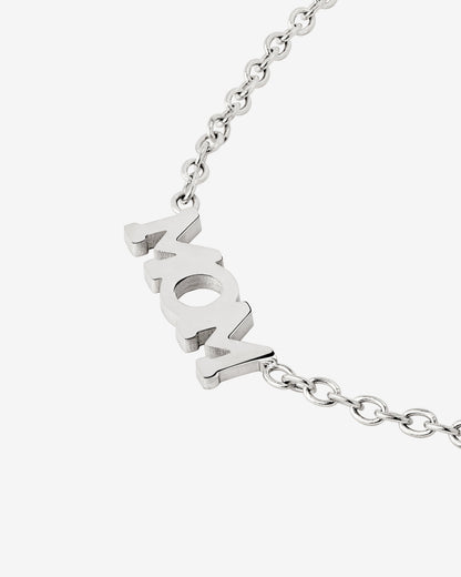 Mom Forever Necklace Silber