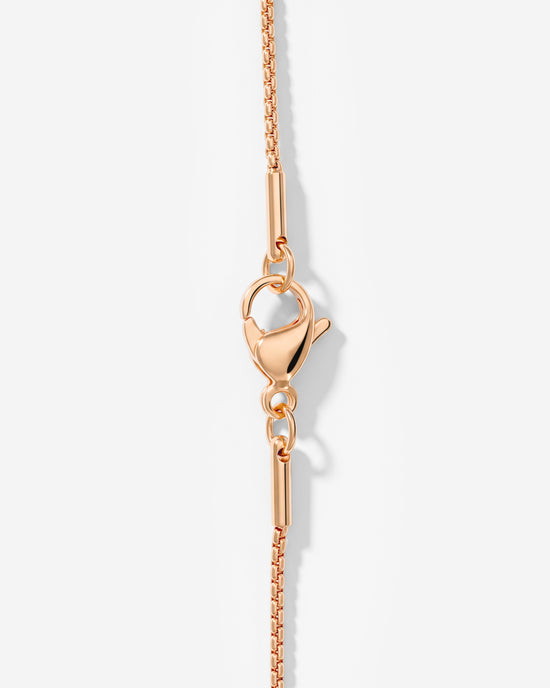 Round Box Chain Necklace