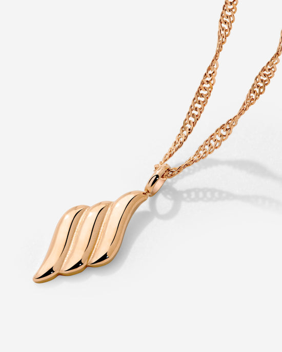 Lustrous Pendant Necklace Roségold