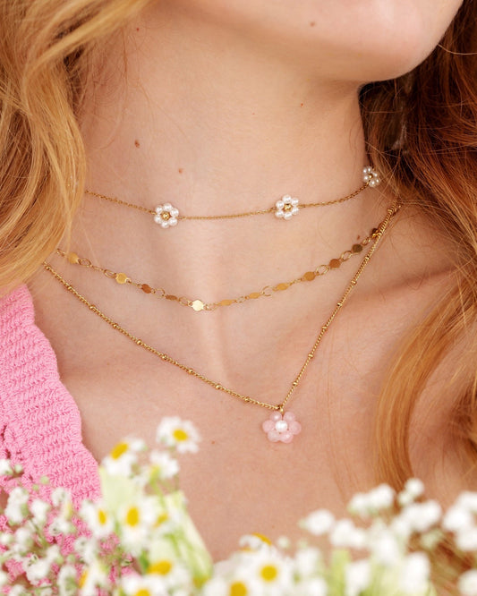 Spring Babe Necklace Gold