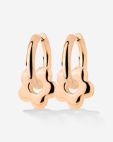 Chunky Bubble Flower Hoop Set Medium Roségold
