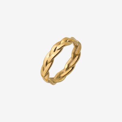 Braided Divine Ring Gold