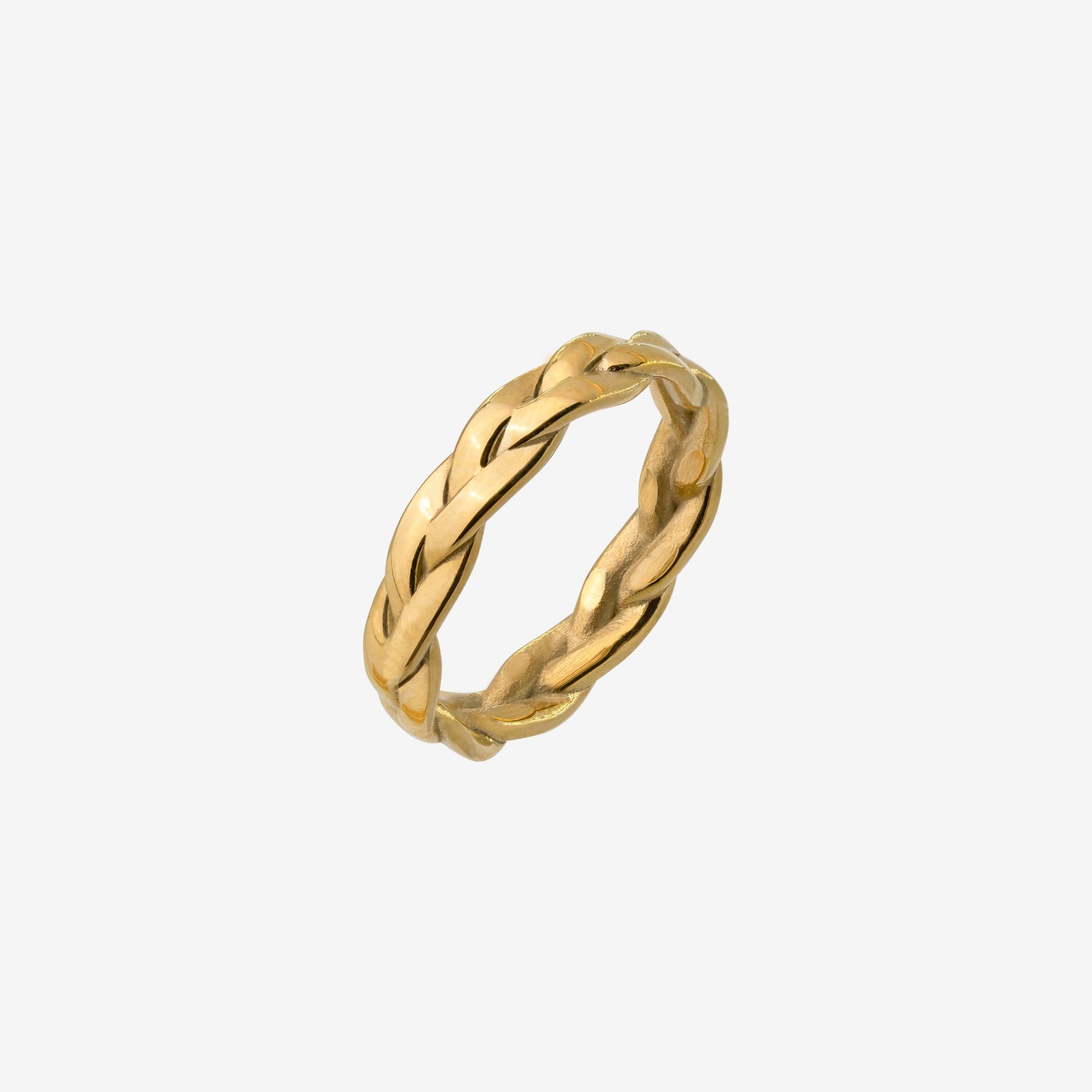 Braided Divine Ring Gold
