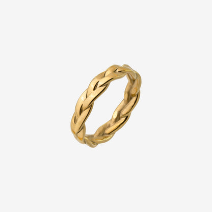 Braided Divine Ring Gold