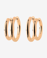 Chunky Lover Hoop Bundle Medium Roségold