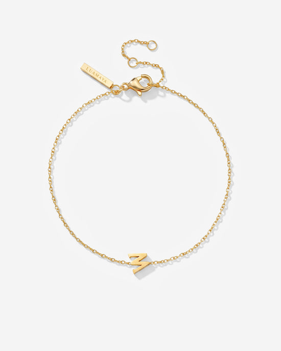 Tiny Letter Bracelet