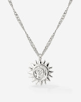 Sunny Swirl Necklace Silber