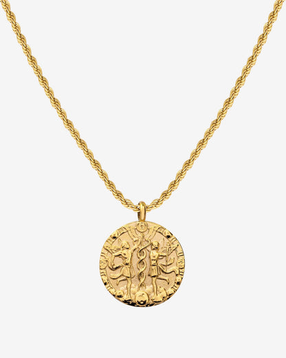 Zodiac Sign Necklace Gold
