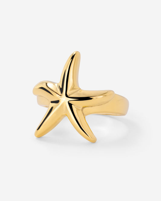 Sea Star Ring Gold