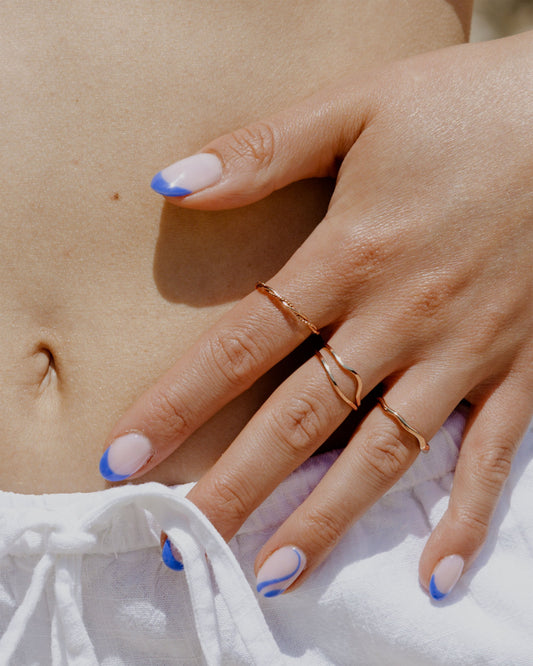 Flowing Ring Roségold