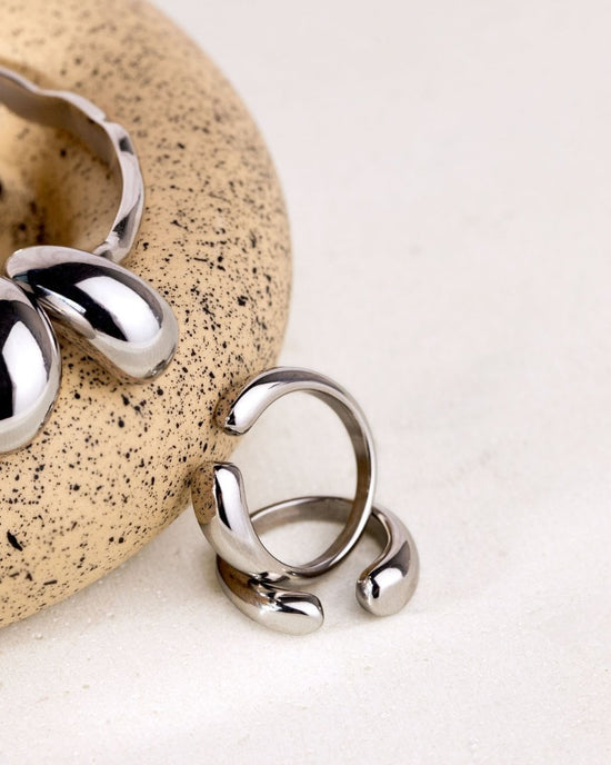 Huggie Ring Silber